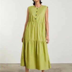 Everlane tiered midi dress, XL